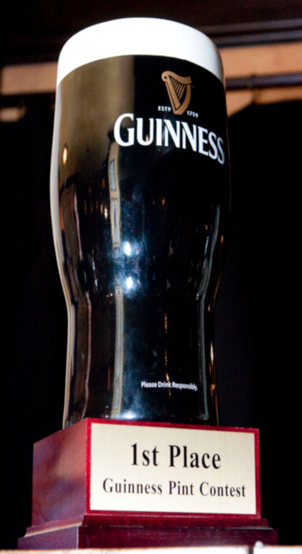 Best Pint of Guinness award