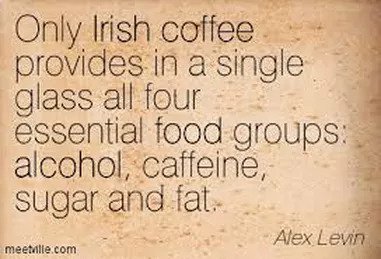 irish coffee old saying